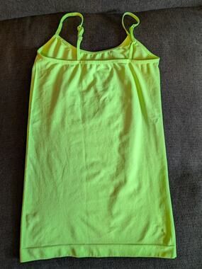 Neon Yellow Green Camisole Top Size Small